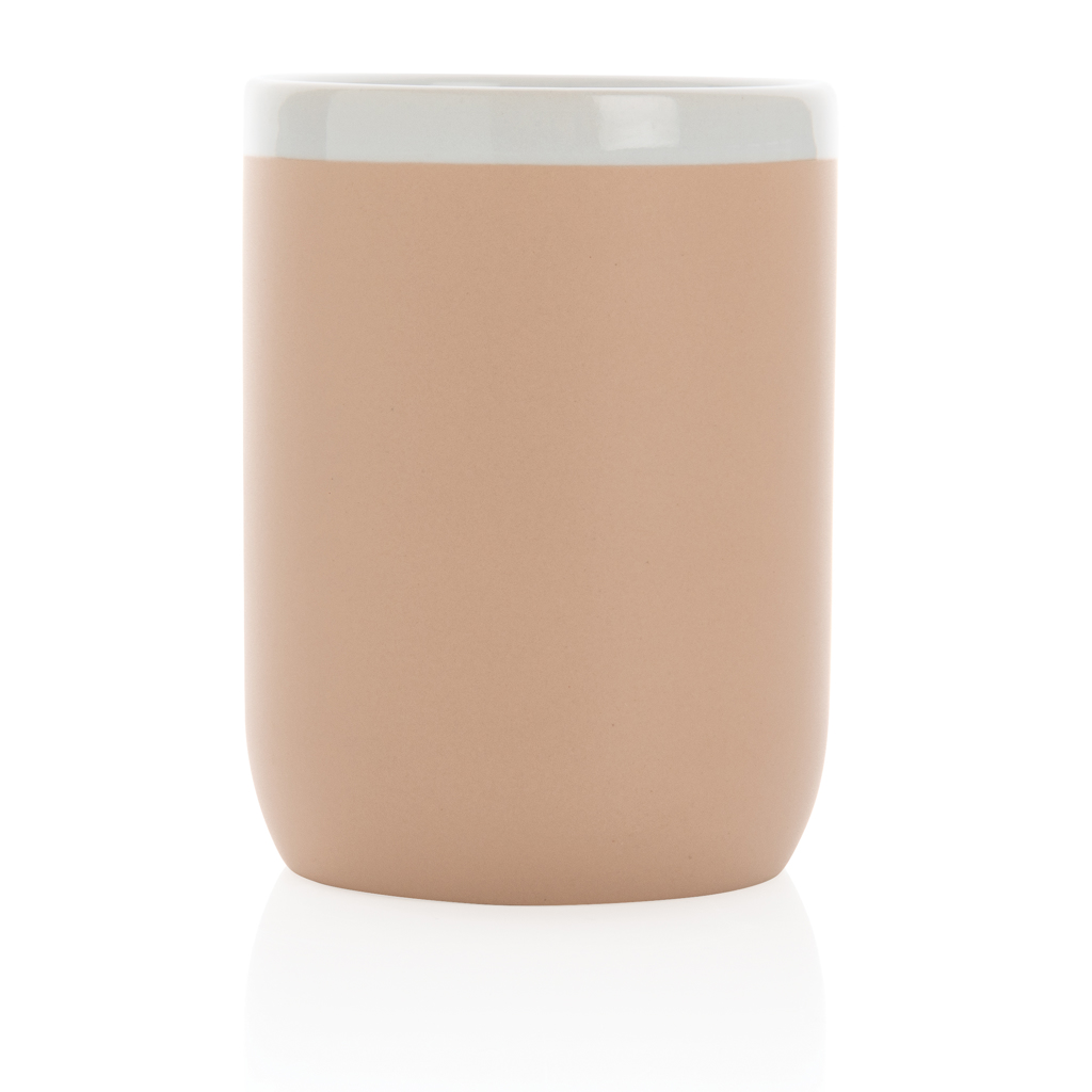Taza con borde blanco personalizada